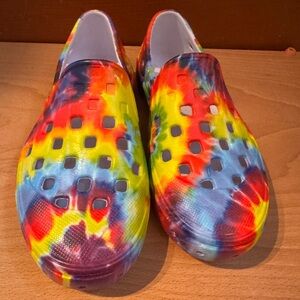 Vans Colorful Tie-Dye Kids Rubber Slip On